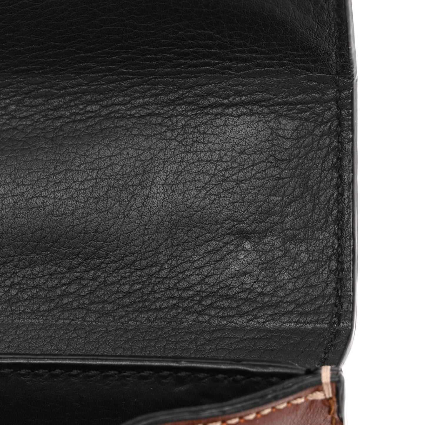 GG Supreme Monogram Calfskin Small Padlock Shoulder Bag Beige Black Cuir