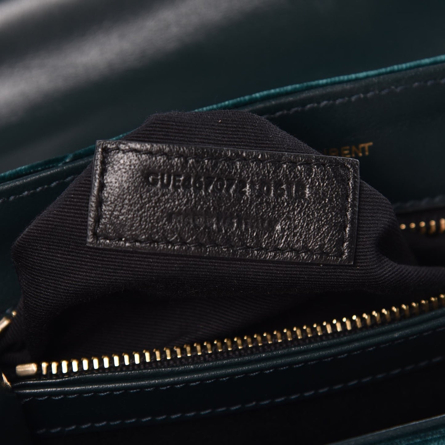 Velvet Y Quilted Monogram Toy Loulou Chain Satchel Dark Ottanio