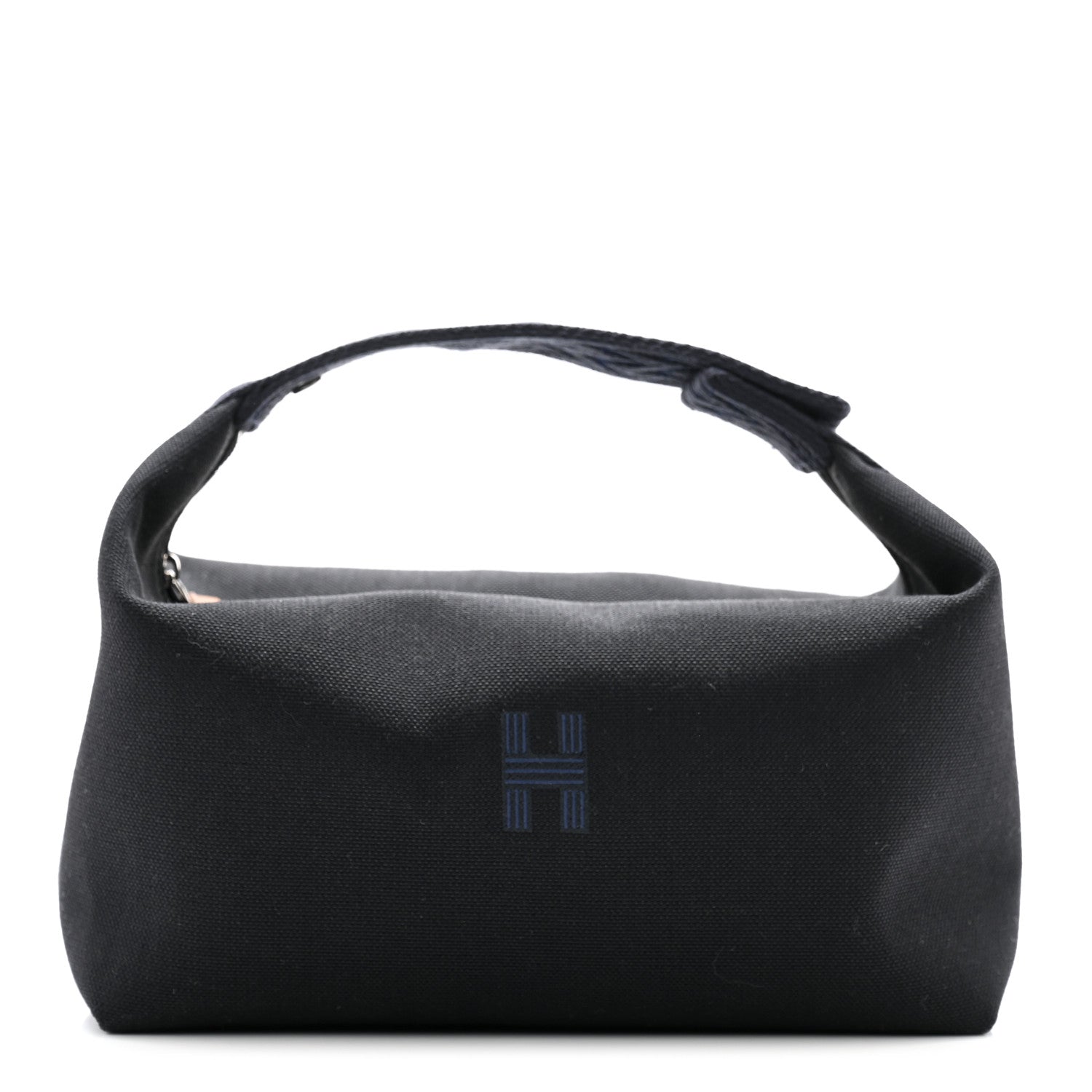 Hermes Canvas Large Bride-A-Brac Pouch Bleu Nuit 1 of 7