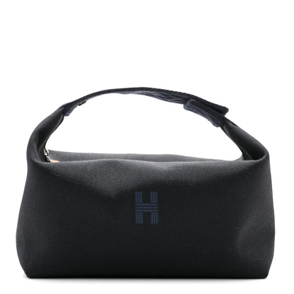 Hermes Canvas Large Bride-A-Brac Pouch Bleu Nuit 1 of 7