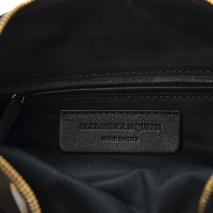 Alexander McQueen Silk Obsessions De Manta Clutch Black 7 of 9