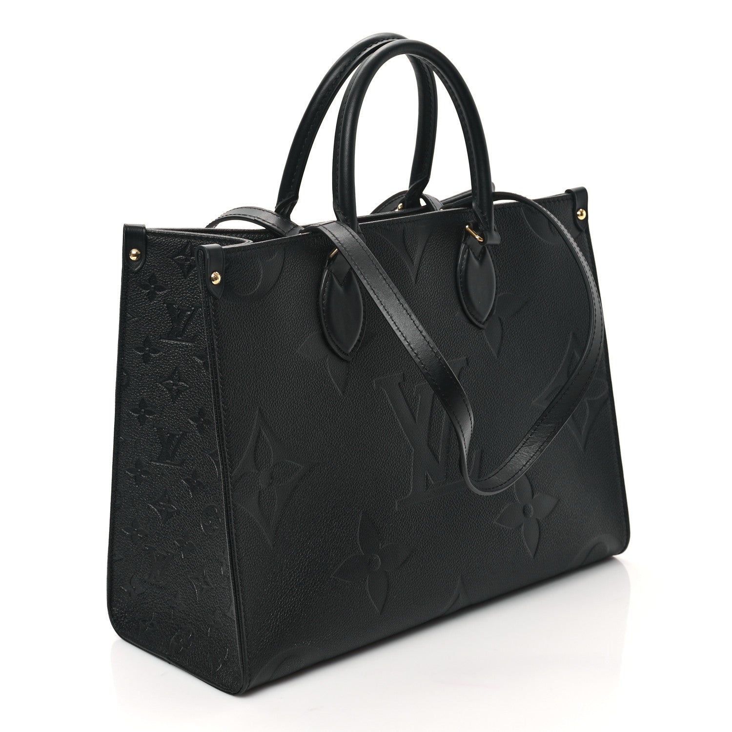 Louis Vuitton Empreinte Monogram Giant Onthego MM Black 3 of 11