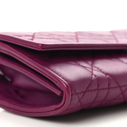 Christian Dior Lambskin Cannage Lady Dior Rendezvous Wallet On Chain More 6 of 7