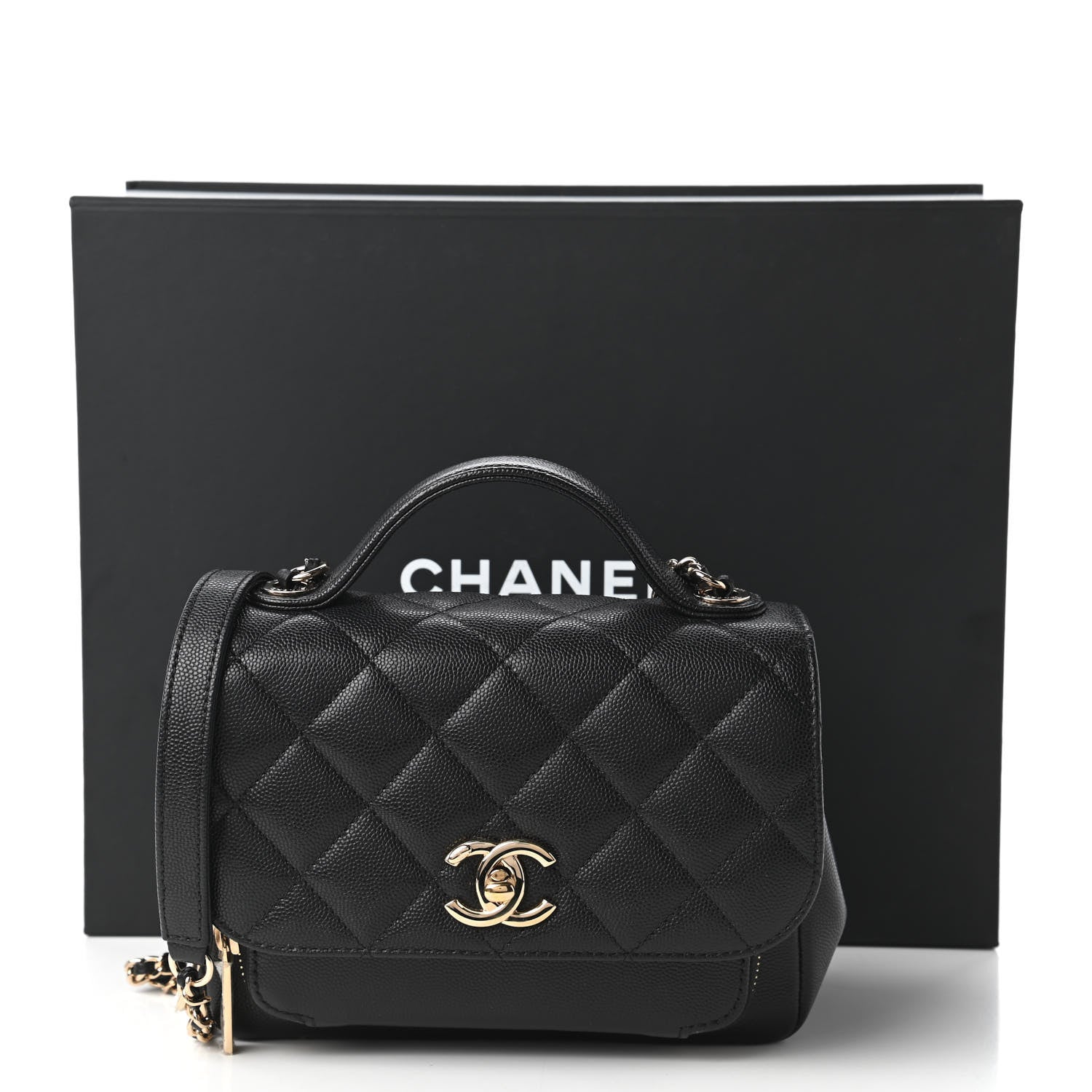Chanel Caviar Quilted Small Business Affinity Flap Black 11 of 11
