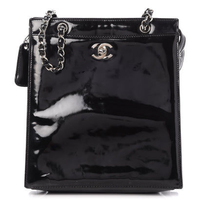 Chanel Patent CC Tote Black 1 of 9