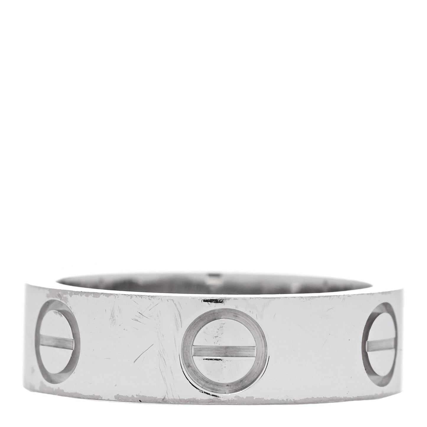 18K White Gold 5mm LOVE Ring 47 4