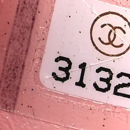 Chanel Caviar Camellia Embossed Key Holder Case Pink 7 of 11