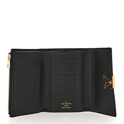 Louis Vuitton Taurillon Perforated Capucines Compact Wallet Black 5 of 9