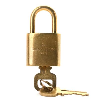 Louis Vuitton Brass Lock and 2 Keys Set #306 1 of 8
