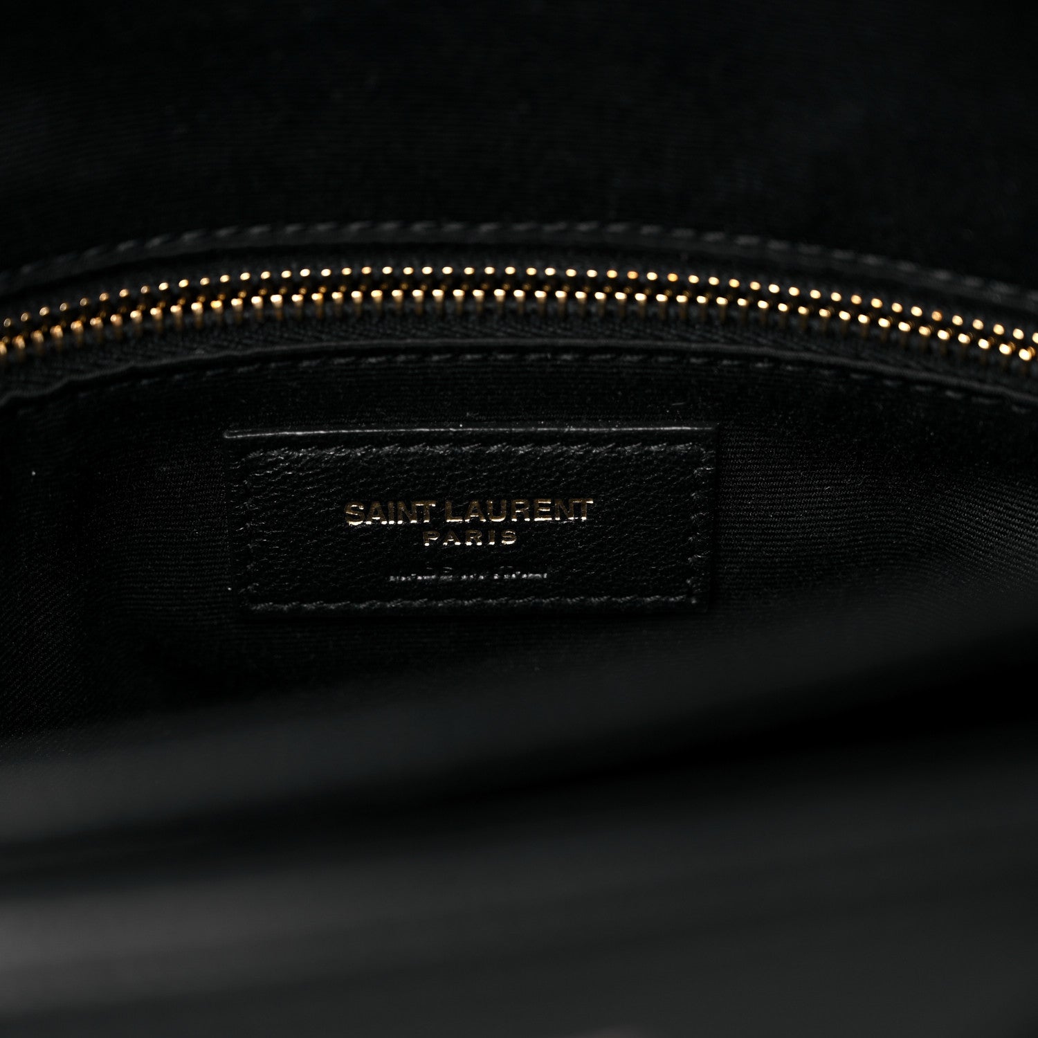 Saint Laurent Grain De Poudre Matelasse Chevron Tribeca Shopping Bag Black 7 of 10