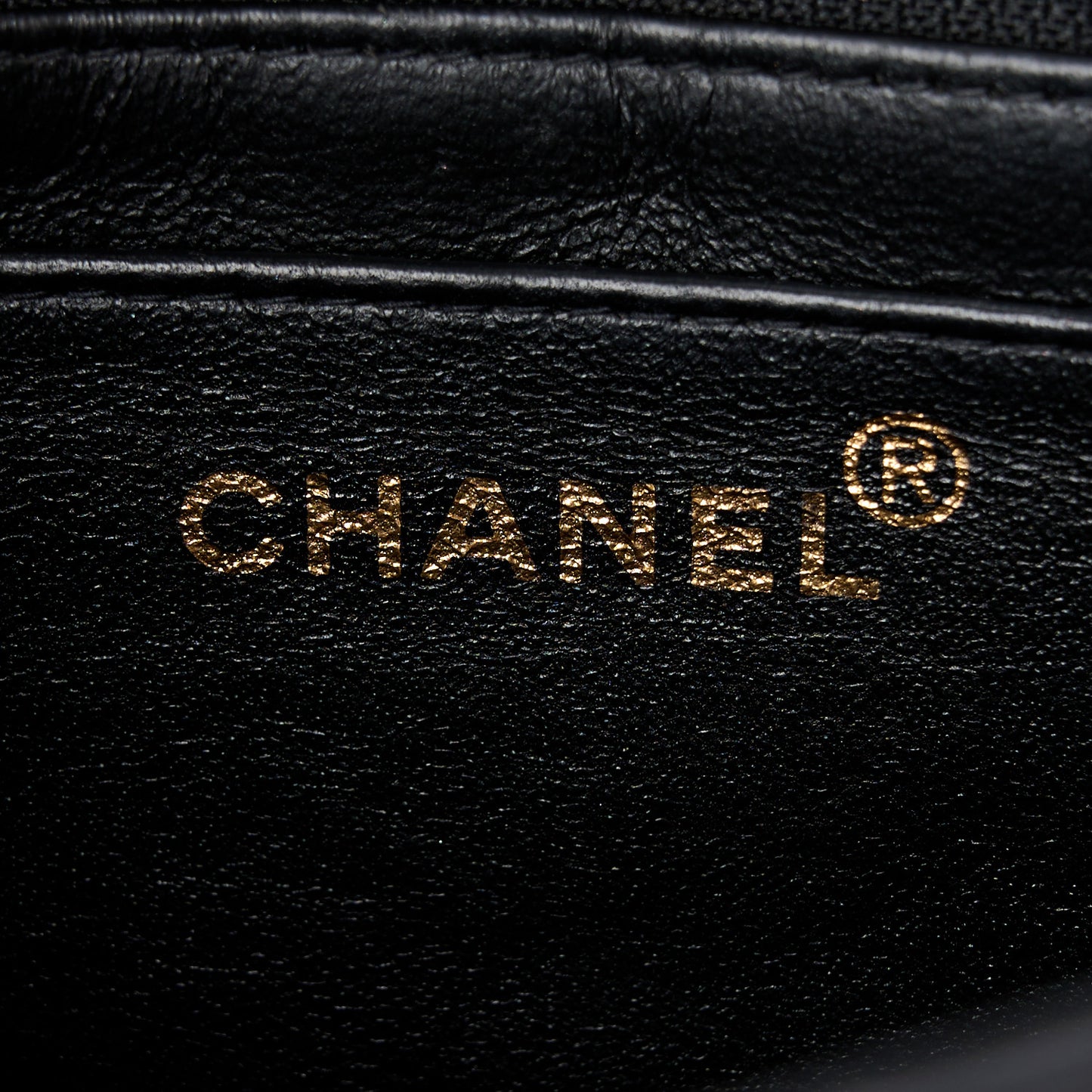 Calfskin Stitched Medium Single Flap Black
