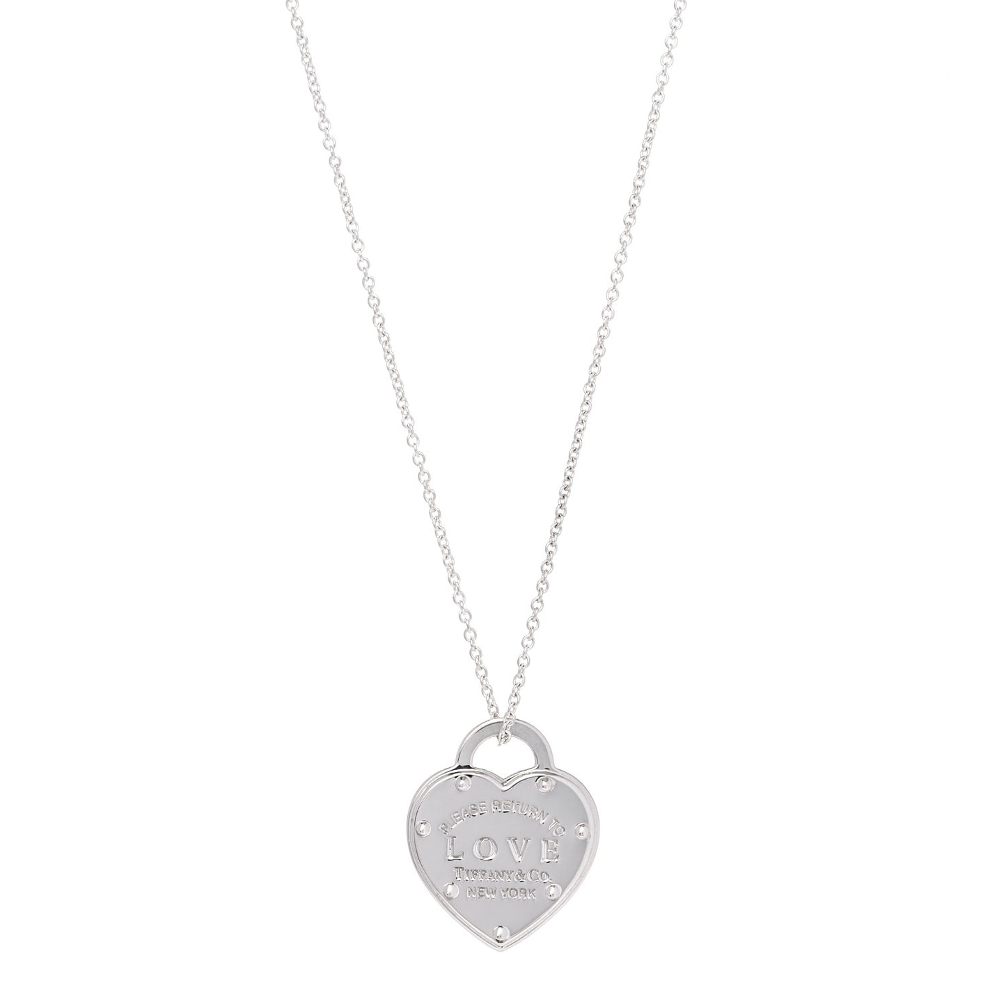 Sterling Silver Return To Tiffany Love Pendant Necklace