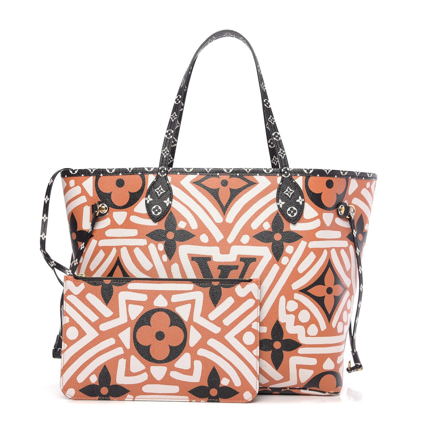 Monogram Giant Crafty Neverfull MM Creme Caramel