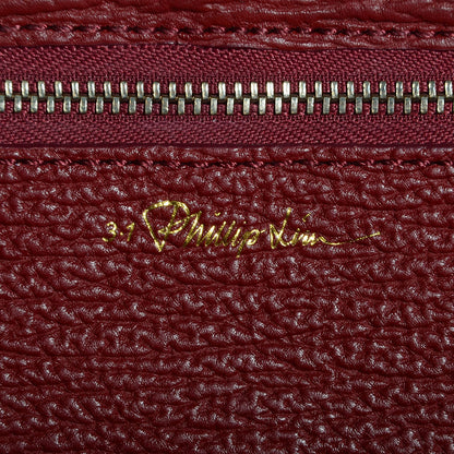 3.1 Phillip Lim 3.1 Leather Large Pashli Satchel Crimson 6 of 11