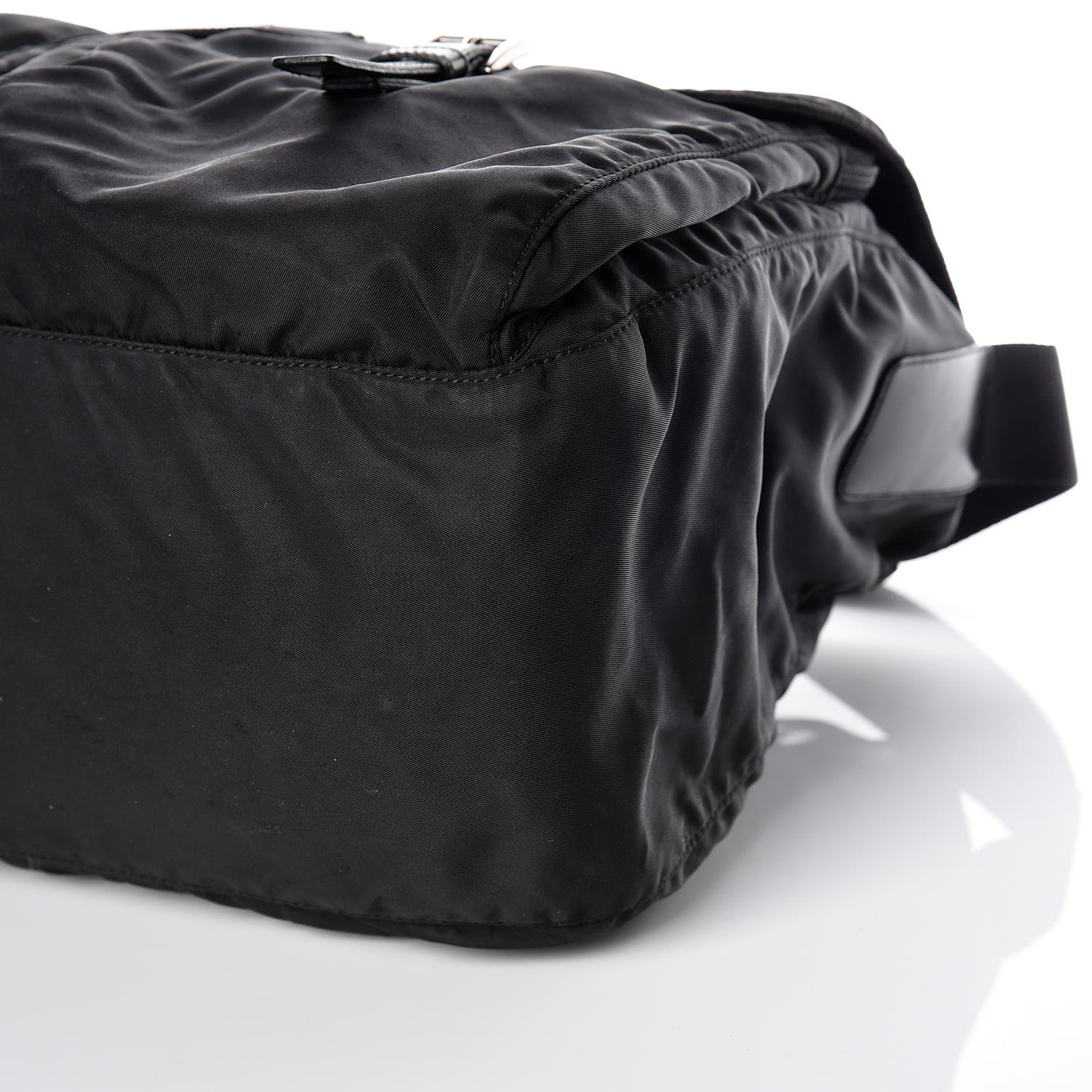 Prada Nylon Vela Messenger Bag Black 6 of 8
