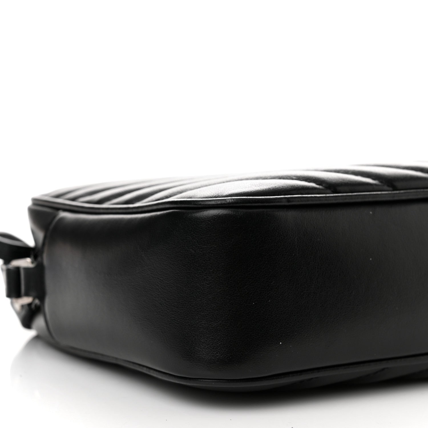 Saint Laurent Calfskin Matelasse Monogram Lou Camera Bag Black 9 of 11