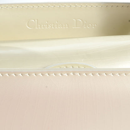 Christian Dior Leather Chrome Beaded Malice Tote White 8 of 8