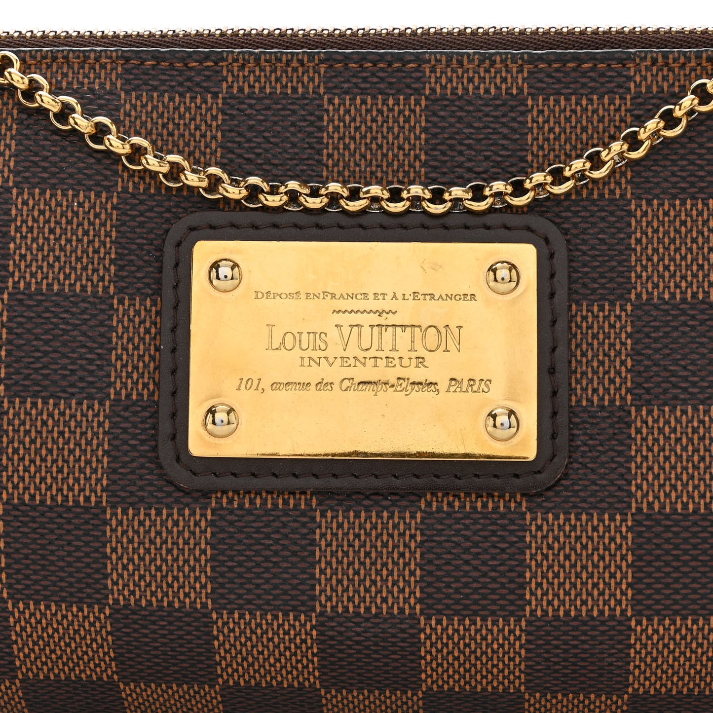 Damier Ebene Eva Clutch