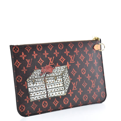 Louis Vuitton Catogram Neverfull MM GM Pochette Marron 2 of 6