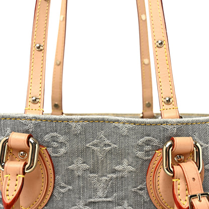 Louis Vuitton Monogram Denim Onthego MM Washed Gray 7 of 9