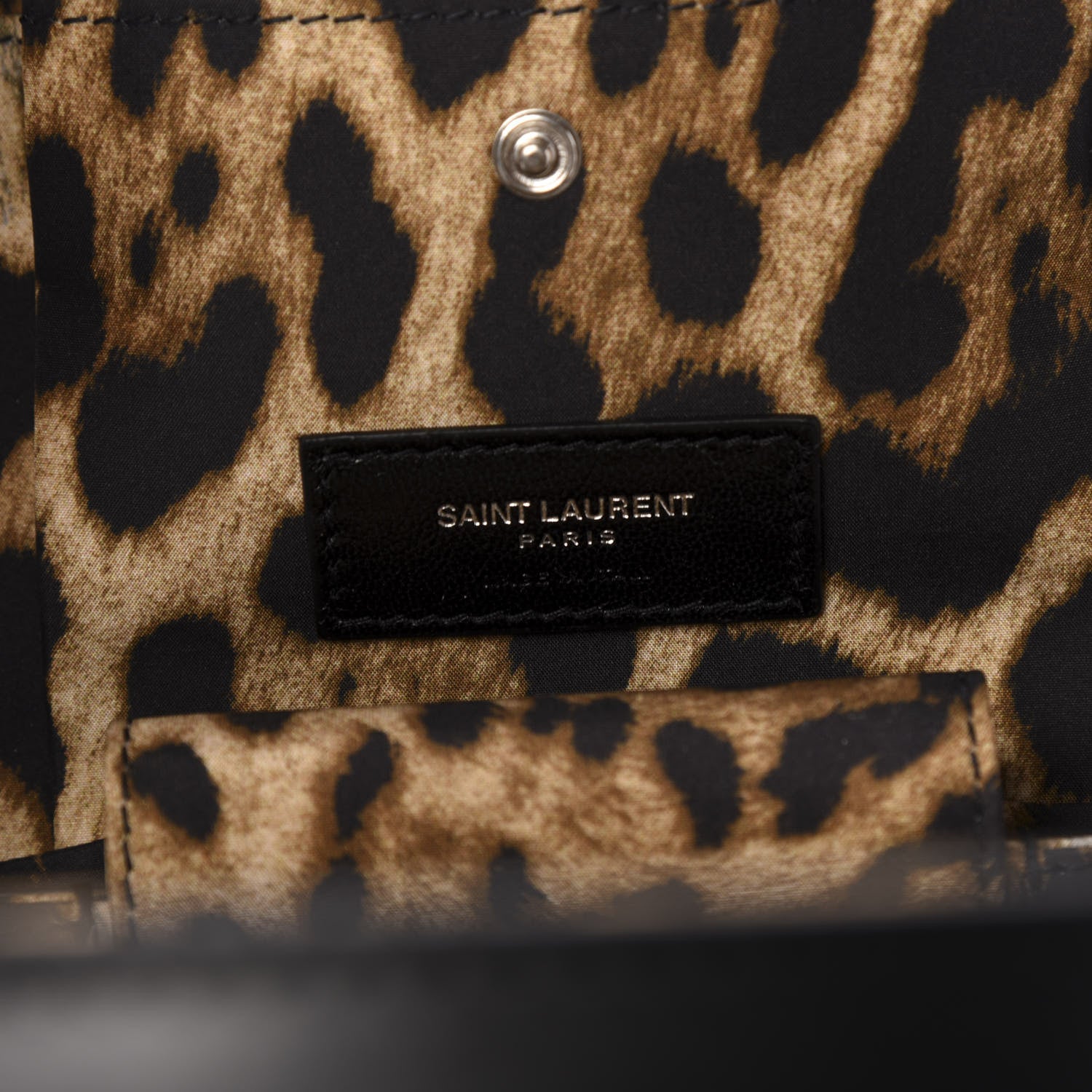 Saint Laurent Calfskin Small Mica Hat Box Black 6 of 10