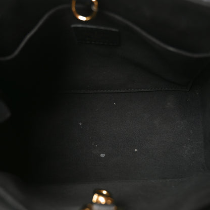 Louis Vuitton Calfskin Lock & Go Tote Black 5 of 11