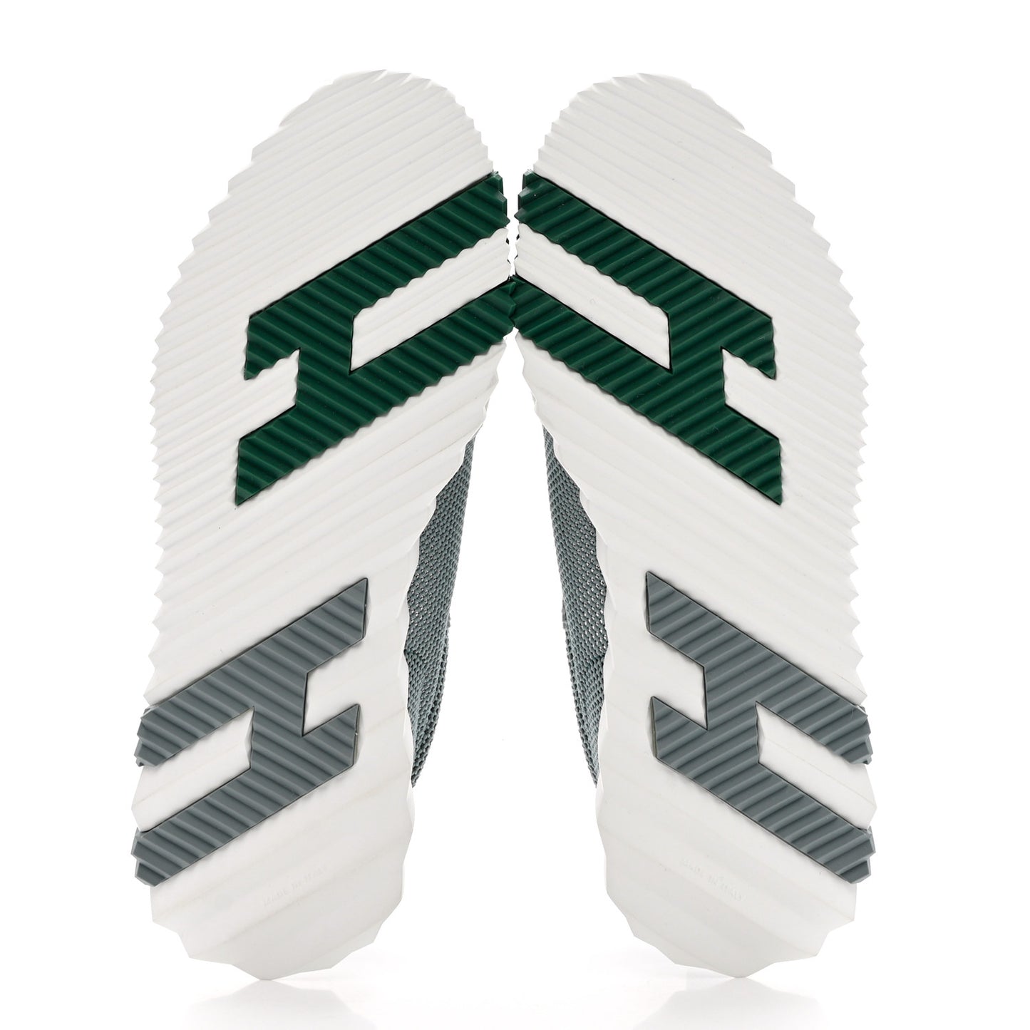 Air Mesh Suede Goatskin Bouncing Sneakers 40 Vert D'Eau White