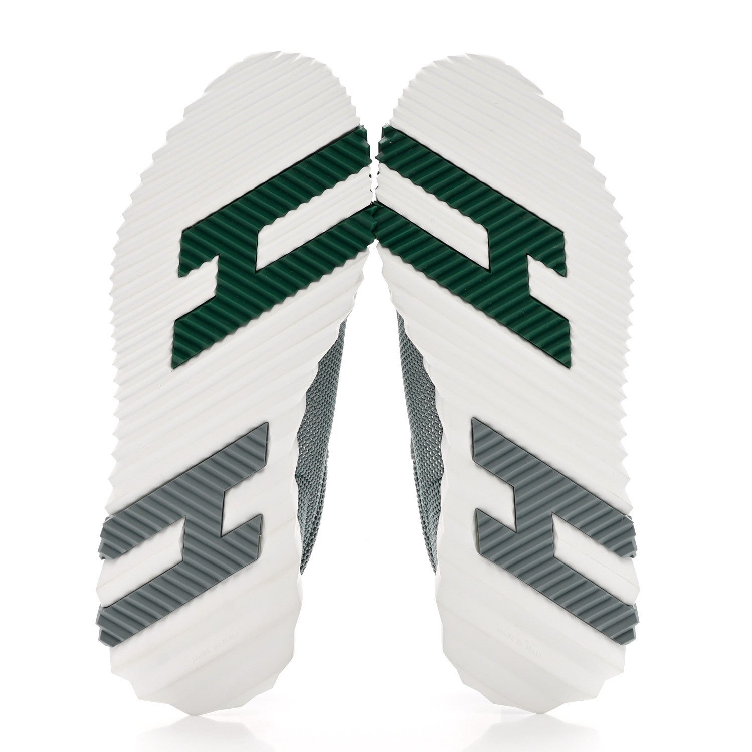 Hermes Air Mesh Suede Goatskin Bouncing Sneakers 40 Vert D'Eau White 5 of 8