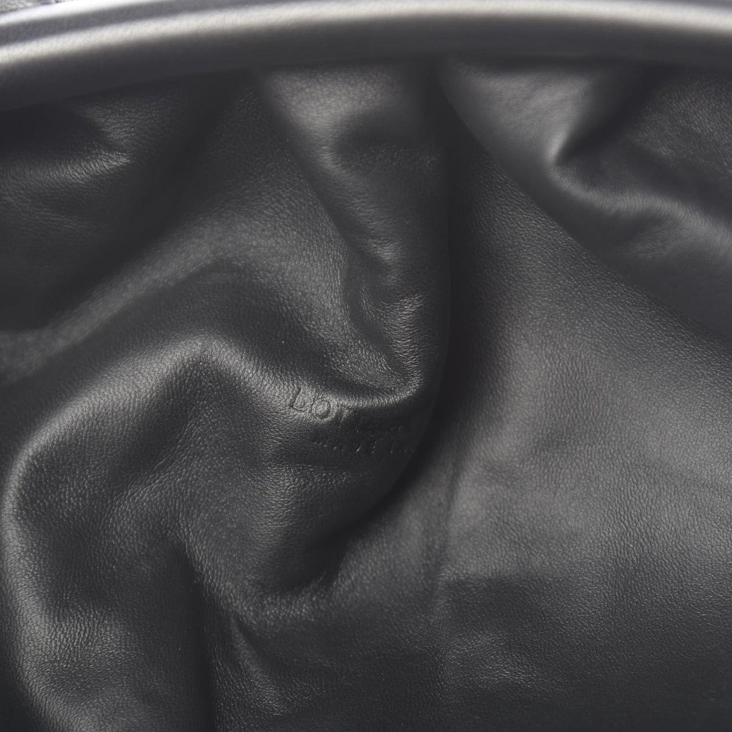 Nappa Maxi Intreccio The Pouch Oversized Clutch Black