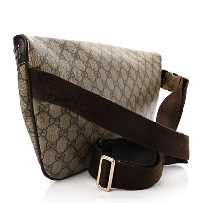 Gucci GG Supreme Monogram Belt Bag Dark Brown 3 of 12