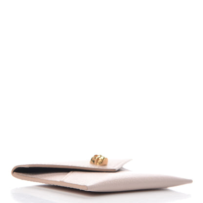 Alexander McQueen Calfskin Skull Envelope Card Holder Teint 4 of 6