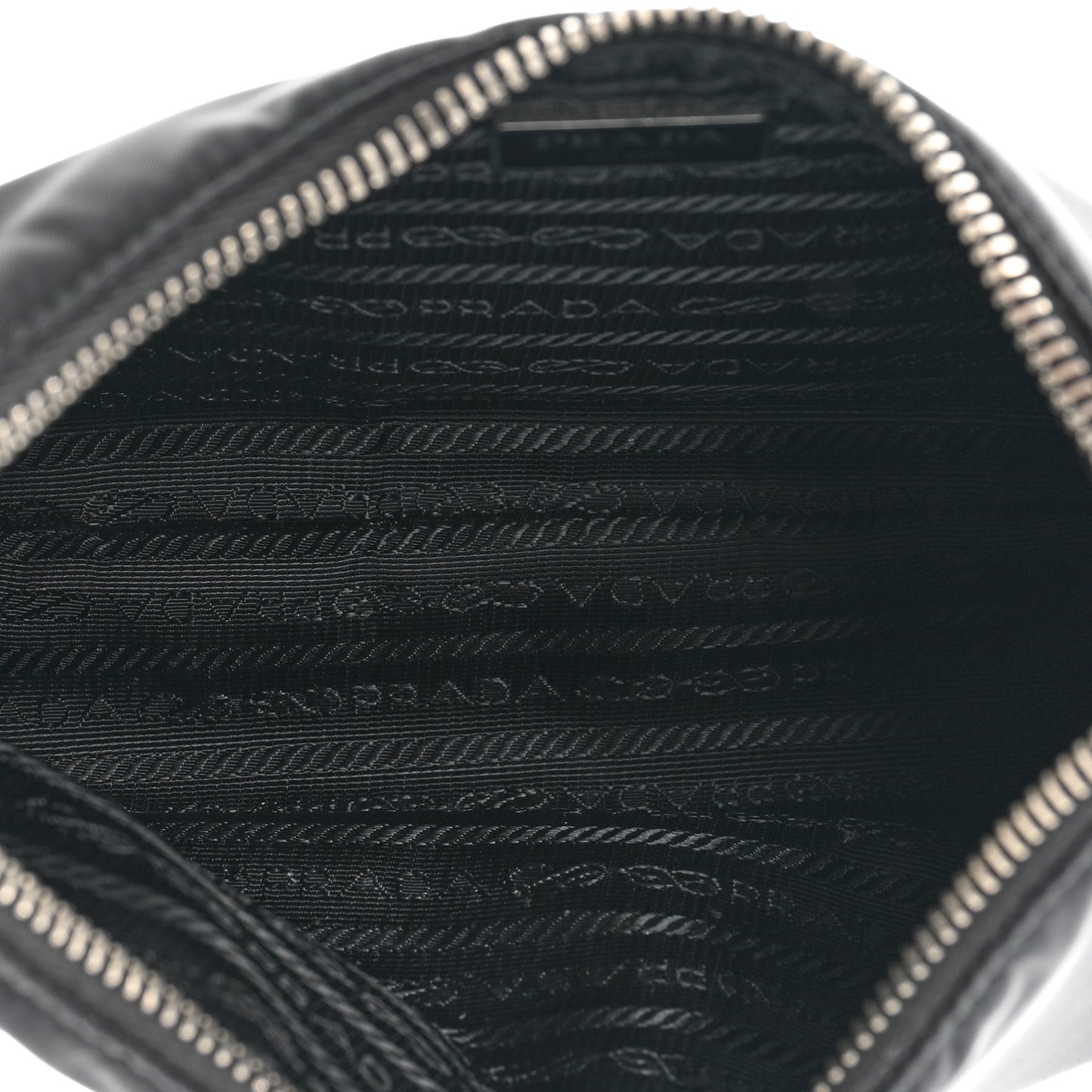 Tessuto Nylon Saffiano Mini Re-Edition 2005 Bag Black