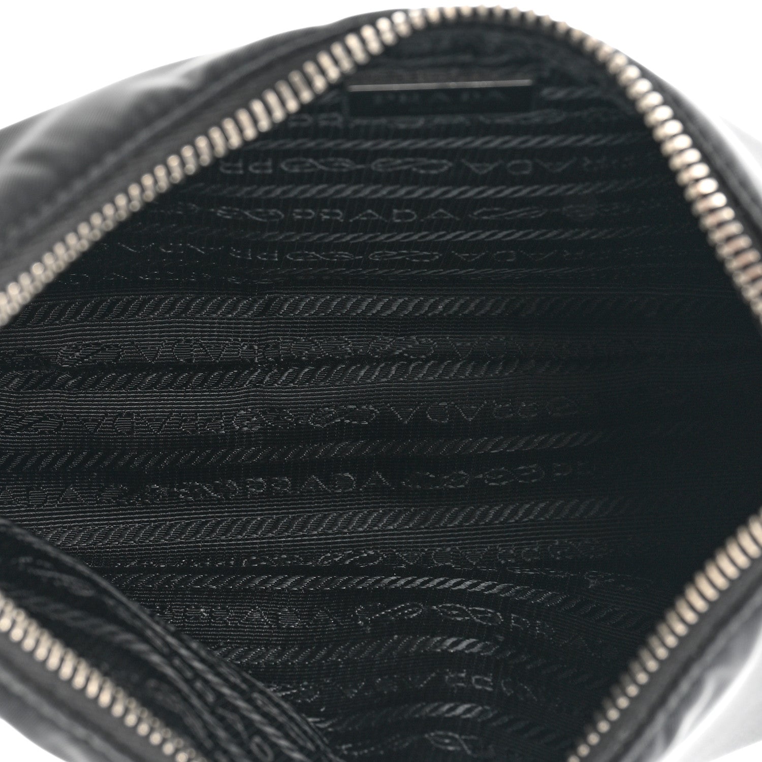 Prada Tessuto Nylon Saffiano Mini Re-Edition 2005 Bag Black 5 of 10