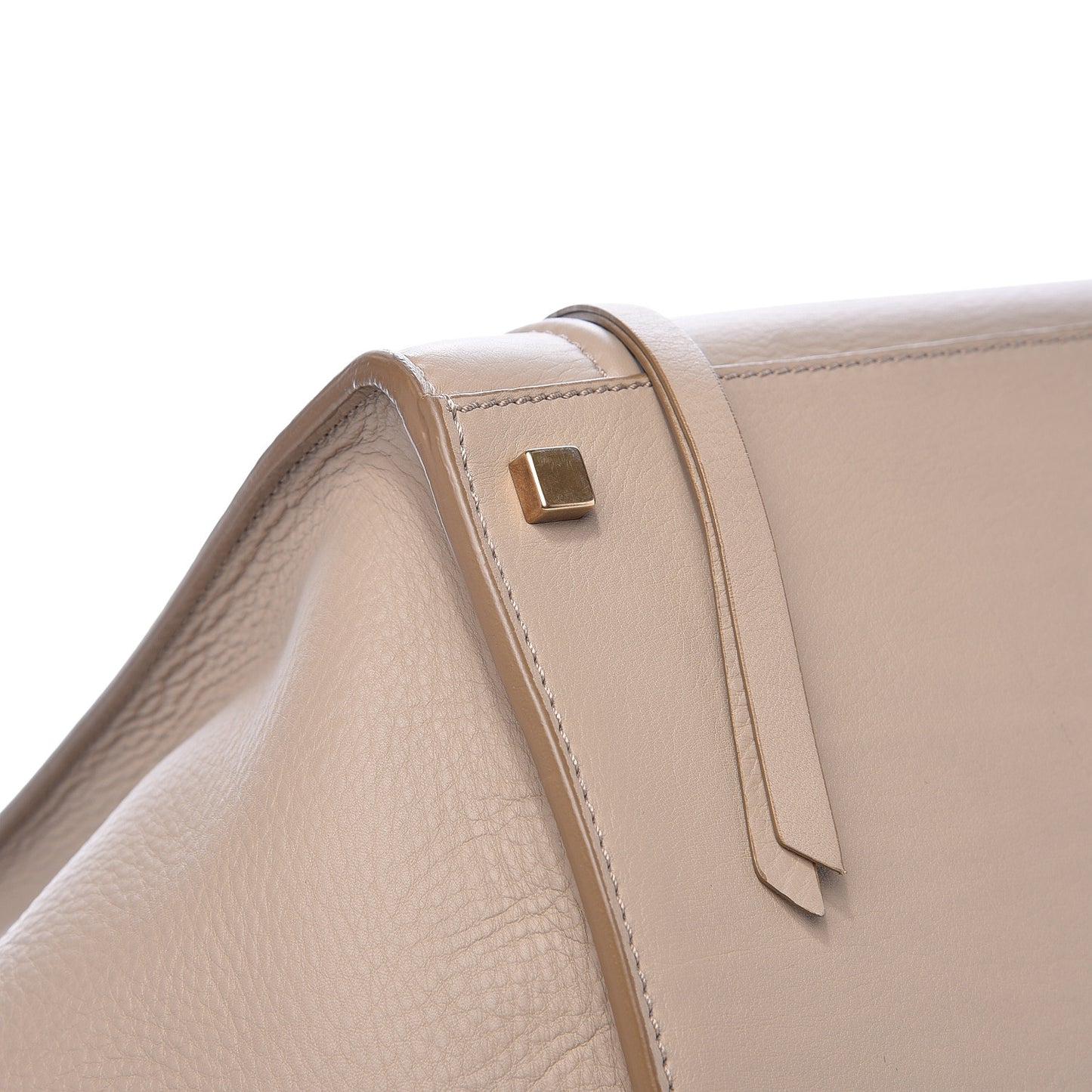 Supple Calfskin Medium Phantom Luggage Beige