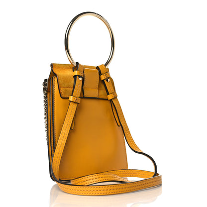 Chloe Suede Calfskin Mini Faye Bracelet Bag Sunflower 3 of 10