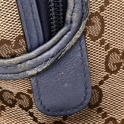 Gucci Monogram Natural Pigskin Large Diaper Bag Beige Ebony Cocoa Dark Chocolate 13 of 13
