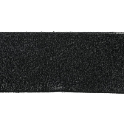 Saint Laurent Calfskin Embossed Monogram Celtique Belt 85 34 Black 8 of 9