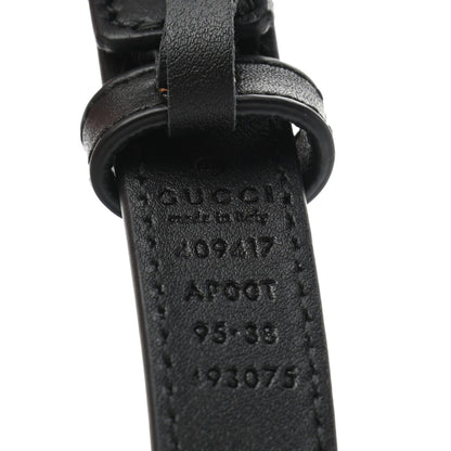Gucci Calfskin Double G 20mm Belt 95 38 Black 3 of 6
