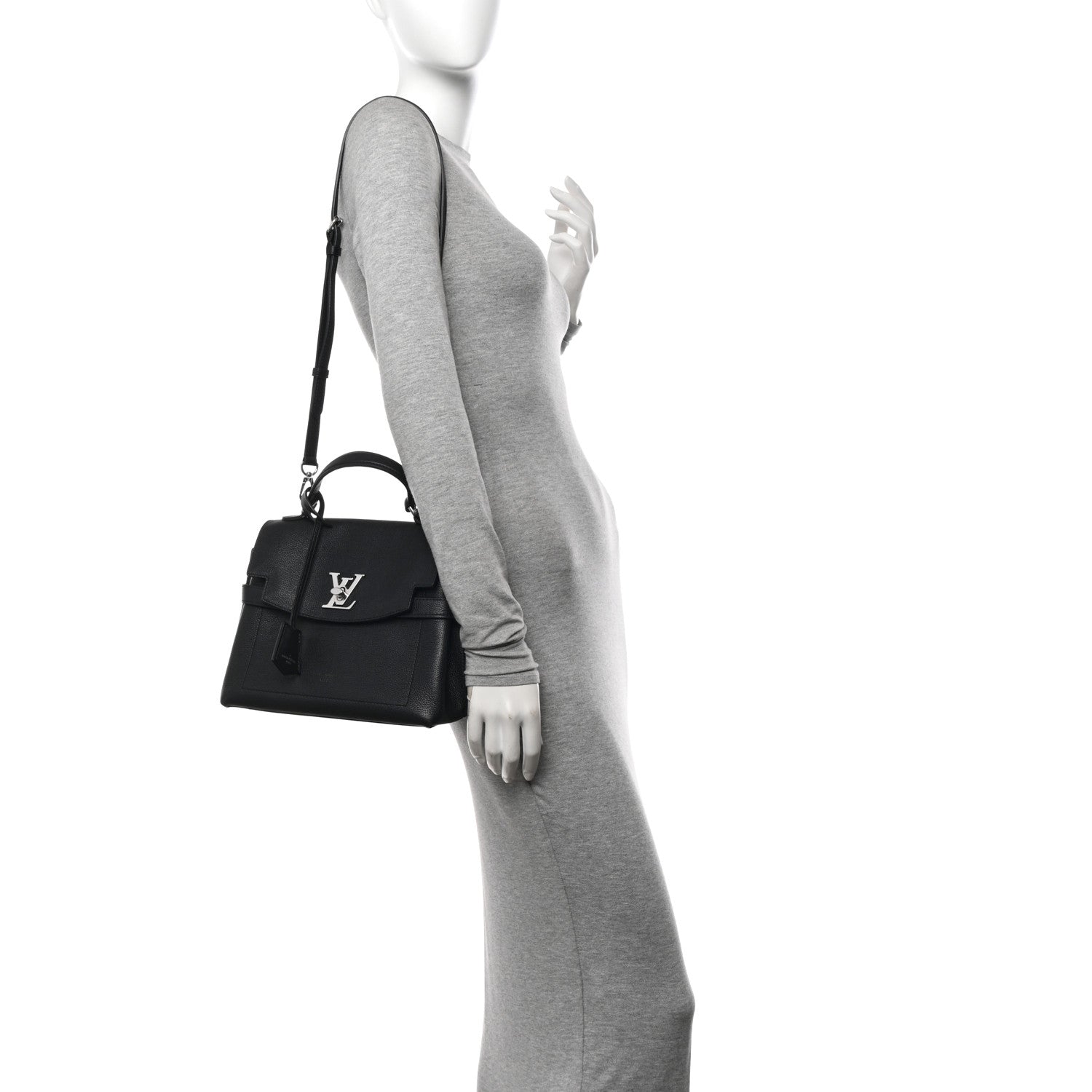 Louis Vuitton Soft Calfskin Lockme Ever Black 2 of 11