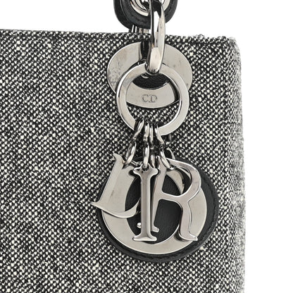 Christian Dior Tweed Mini Lady Dior Black 8 of 10