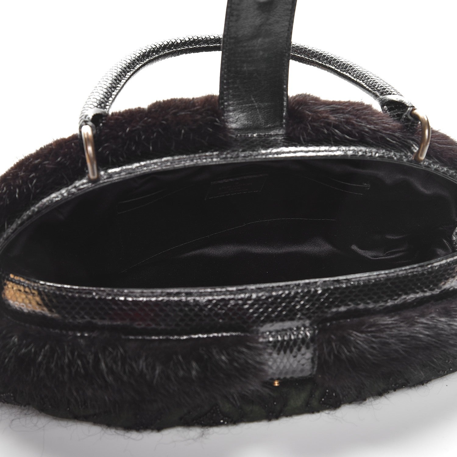 Louis Vuitton Mousseline Mink Lizard Beaded Demi Lune GM Vert 5 of 12