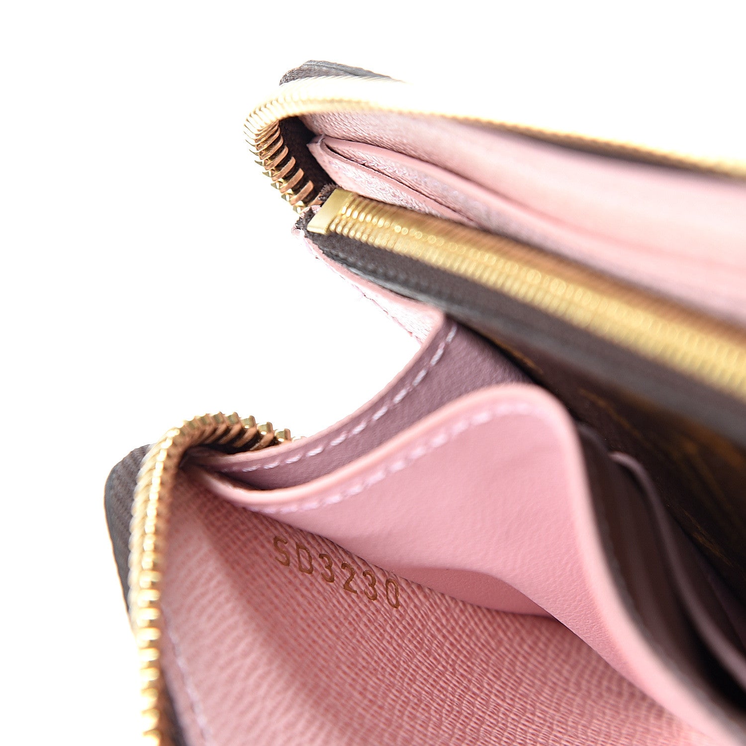 Louis Vuitton Monogram Clemence Wallet Rose Ballerine 6 of 9