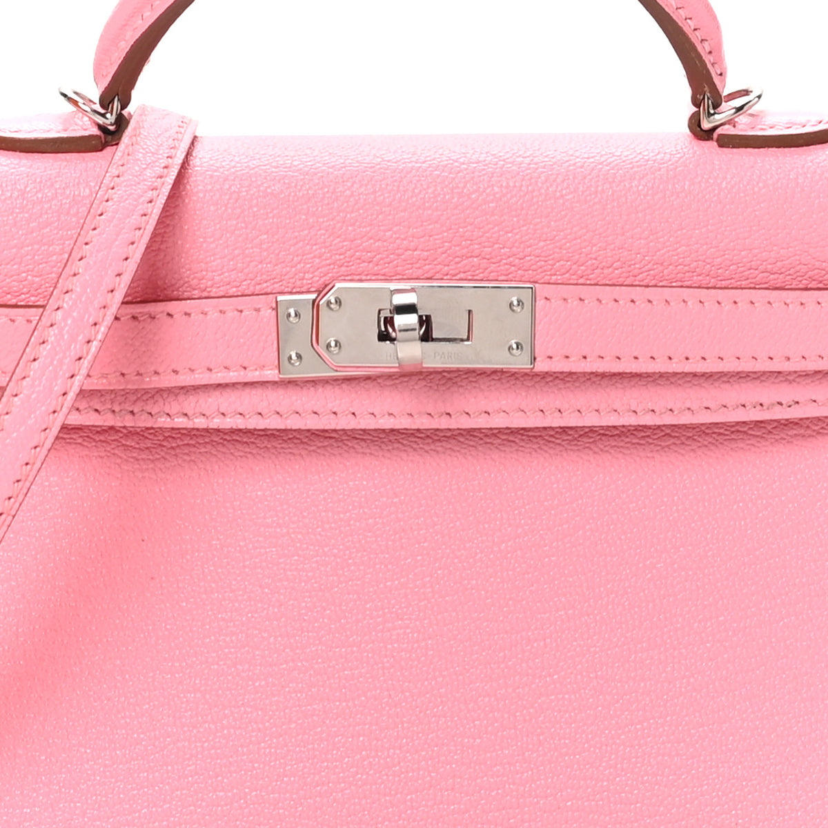 Chevre Mysore Mini Kelly Sellier 20 Rose Confetti