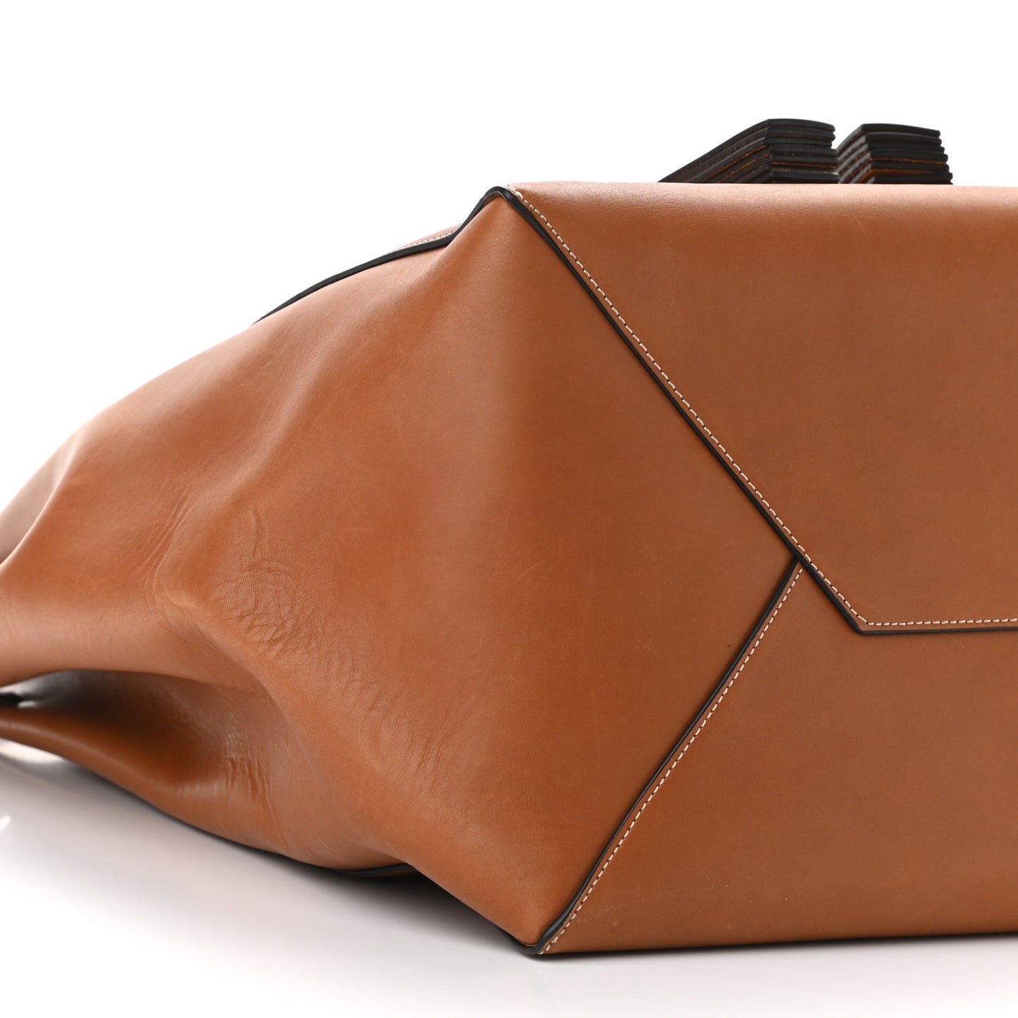 Smooth Calfskin Small Tassel Cabas Phantom Camel