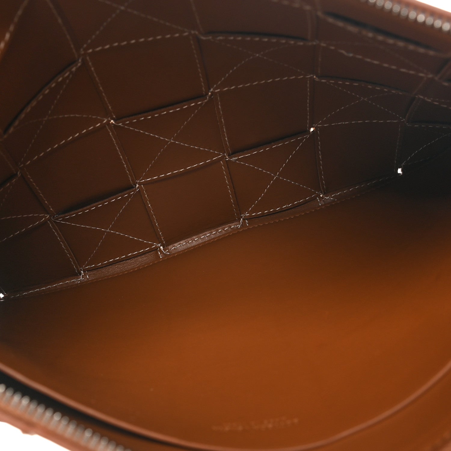 Bottega Veneta Calfskin Maxi Intreccio Large Cassette Flat Zip