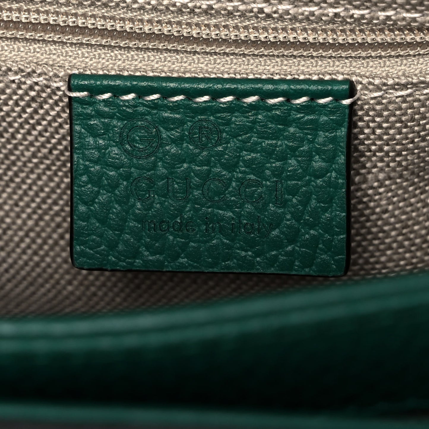 Dollar Calfskin Interlocking G Crossbody Bag Emerald