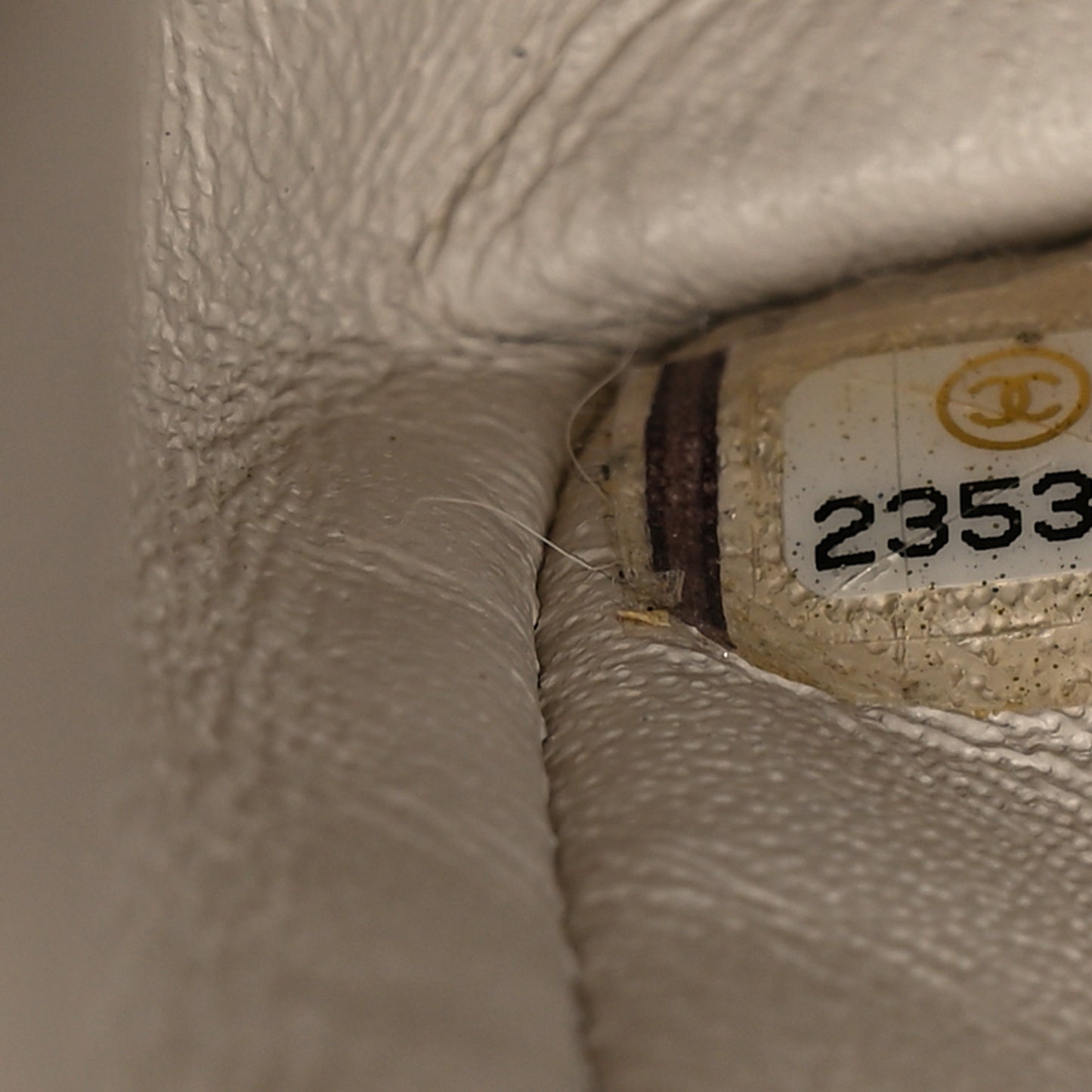 Aged Calfskin Quilted 2.55 Reissue 225 Flap White