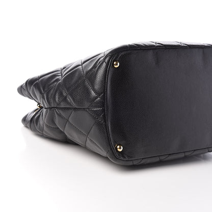 Chanel Caviar Quilted Shopping Tote Black 5 of 14
