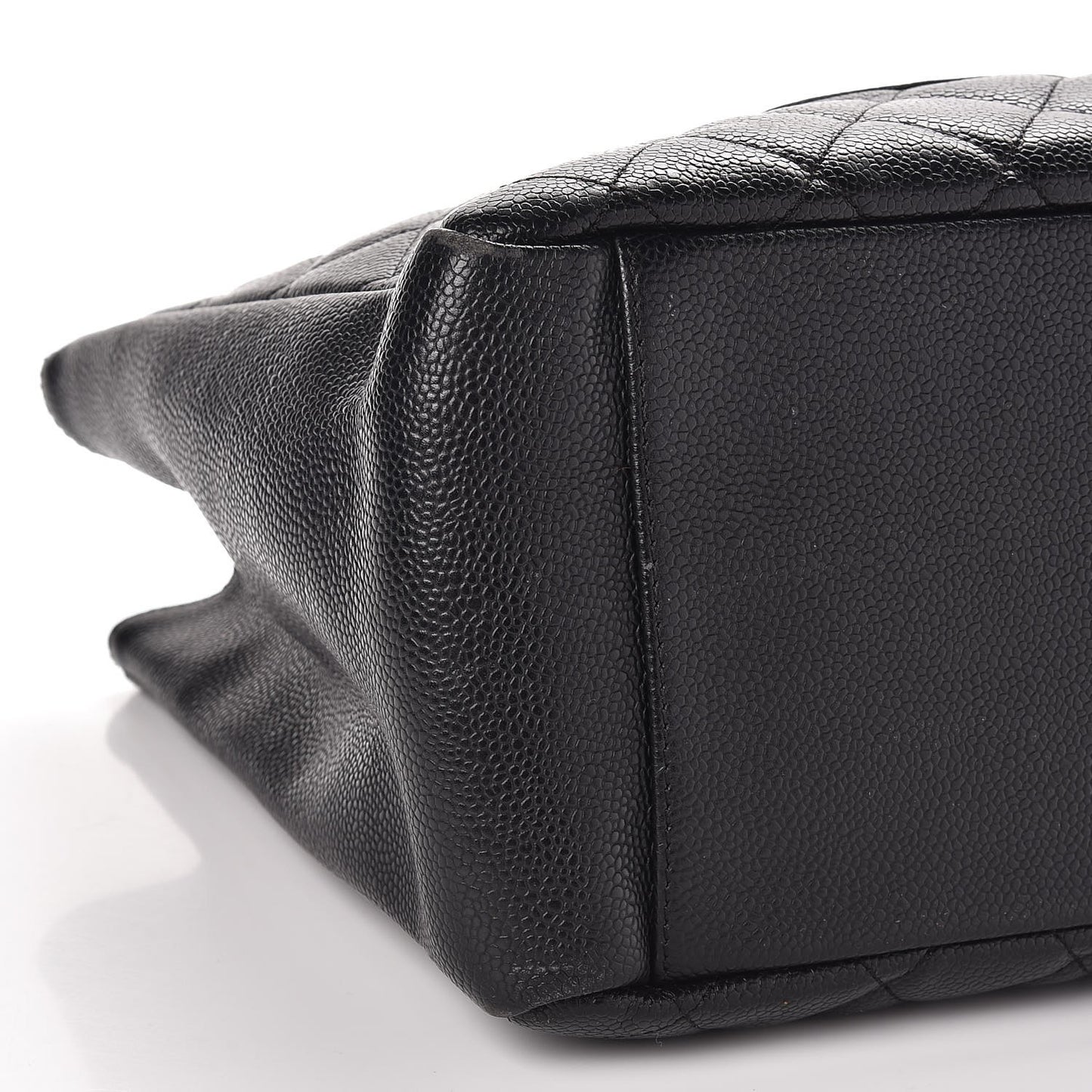 Caviar Quilted Grand Shopping Tote GST Black