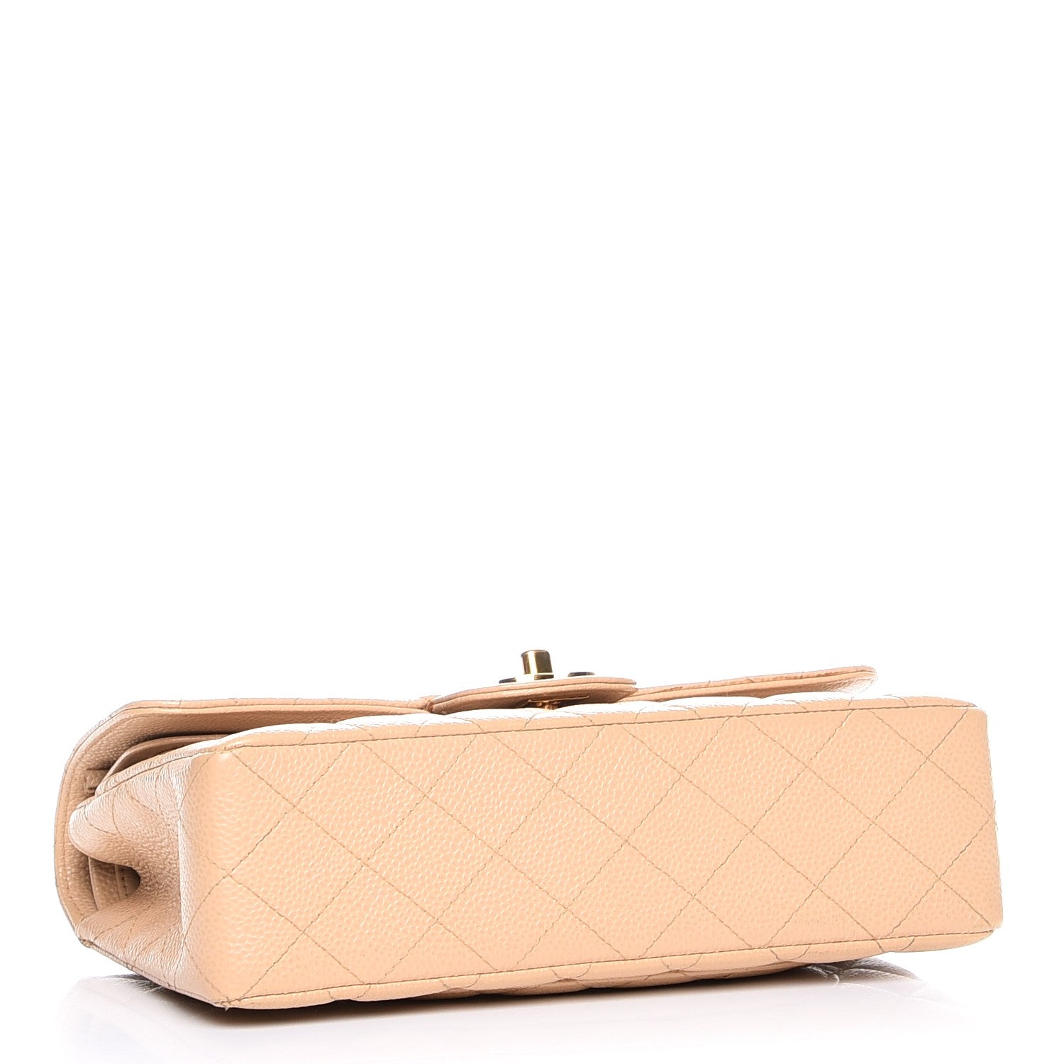 Chanel Caviar Quilted Small Double Flap Beige 5 of 13